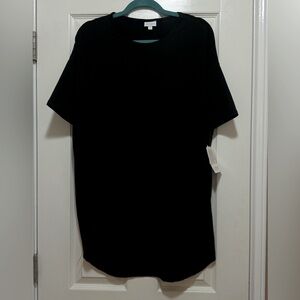 New Lularoe Irma black high low top tunic XS fits up to a medium